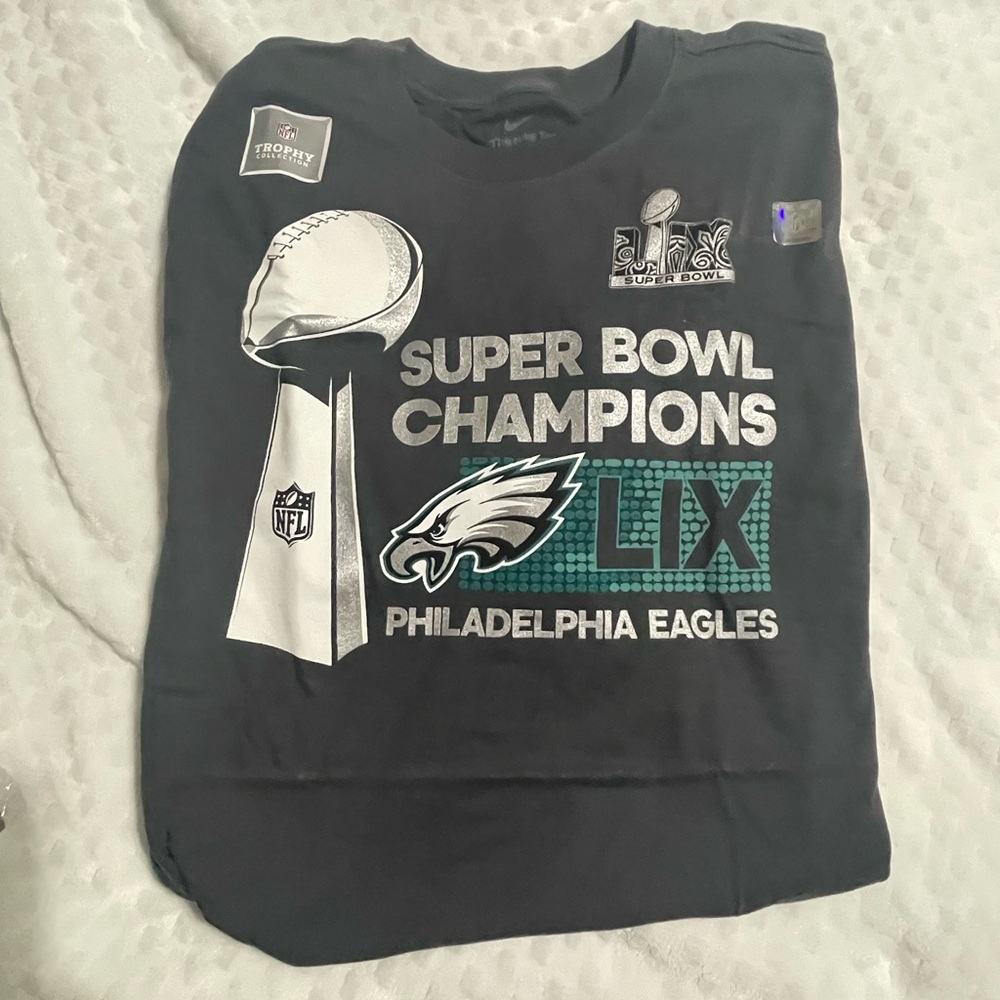 Nike Men’s Philadelphia Eagles Super Bowl Champions Shirt - Black